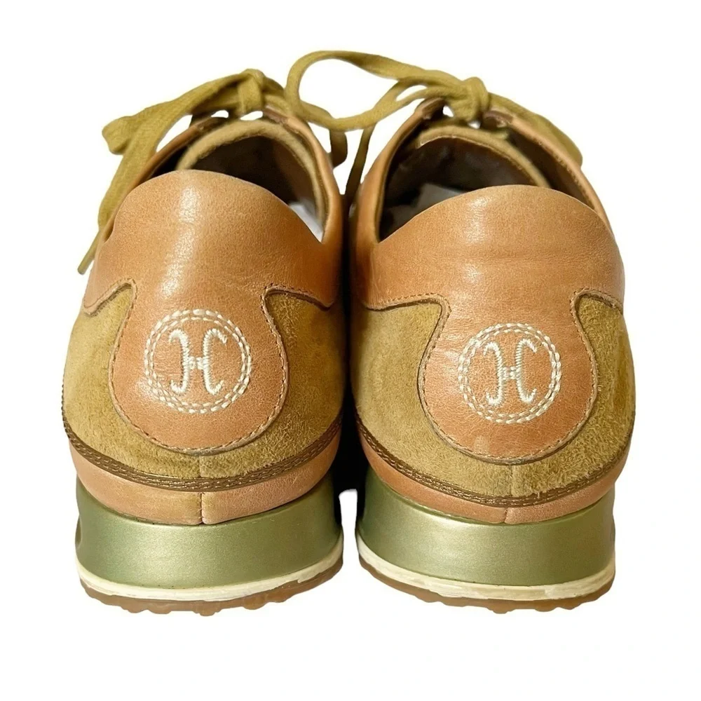Cole Haan x Nike Air Beau Lace to Toe tan suede and peachy-pink leather sneakers